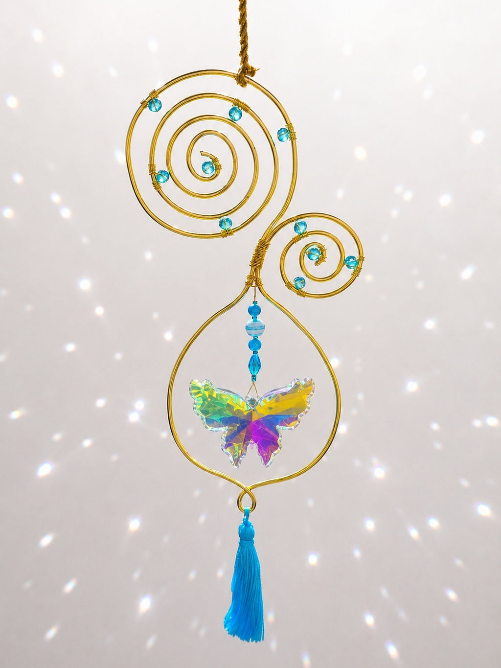 The Butterfly Effect- Handmade Crystal Butterfly Suncatcher