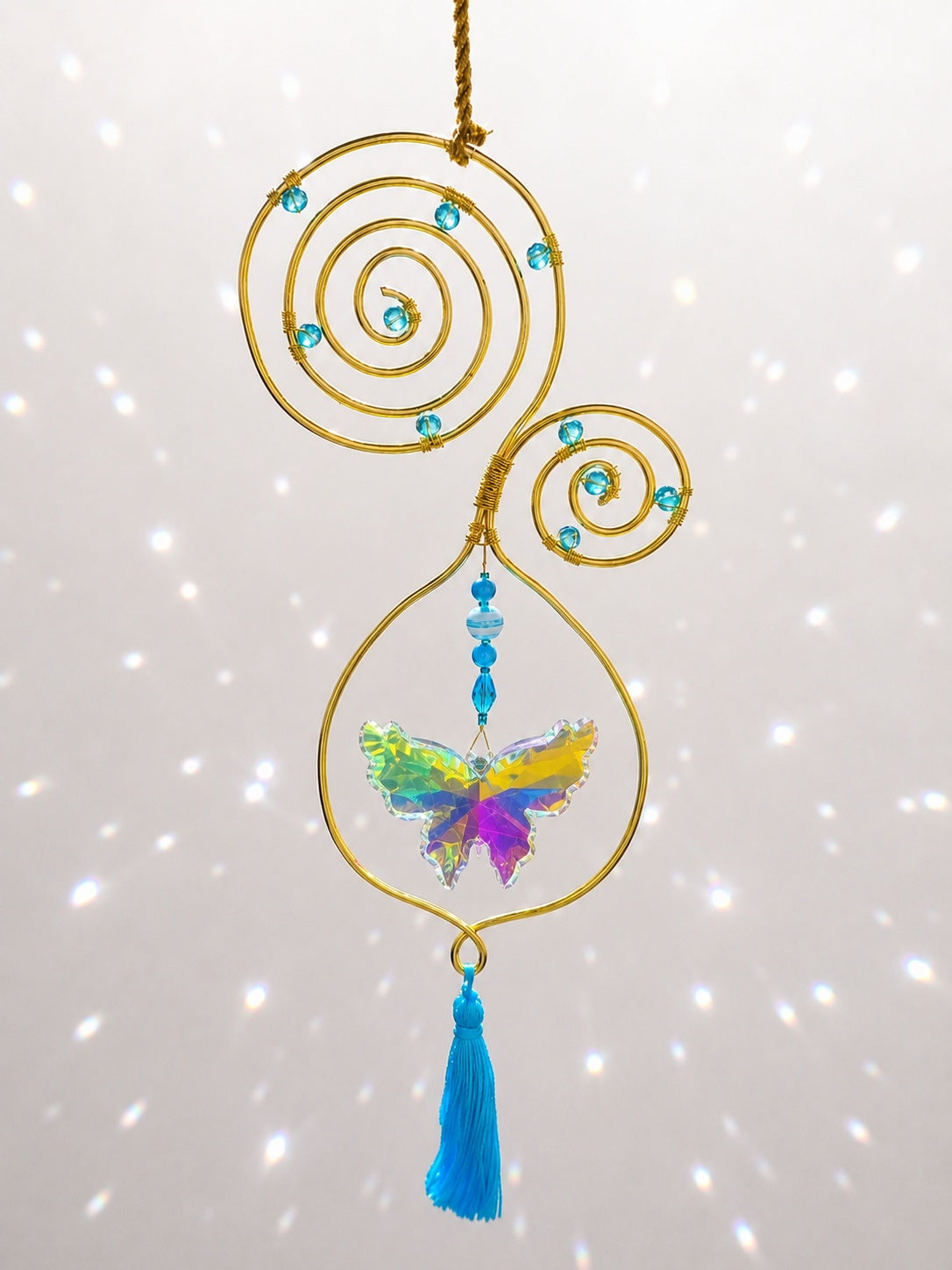 The Butterfly Effect- Handmade Crystal Butterfly Suncatcher