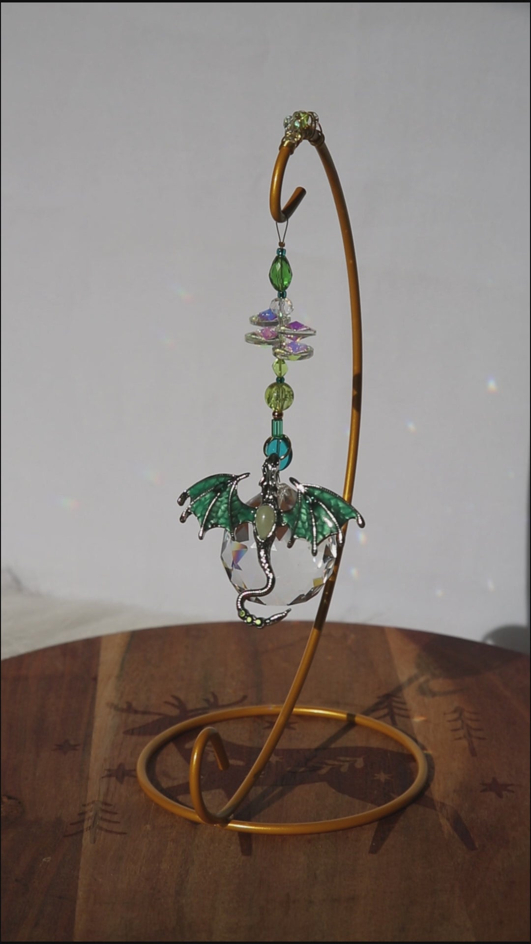 Glow in the Dark Dragon Desktop Suncatcher