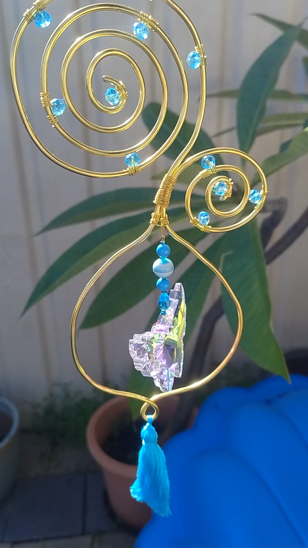 The Butterfly Effect- Handmade Crystal Butterfly Suncatcher