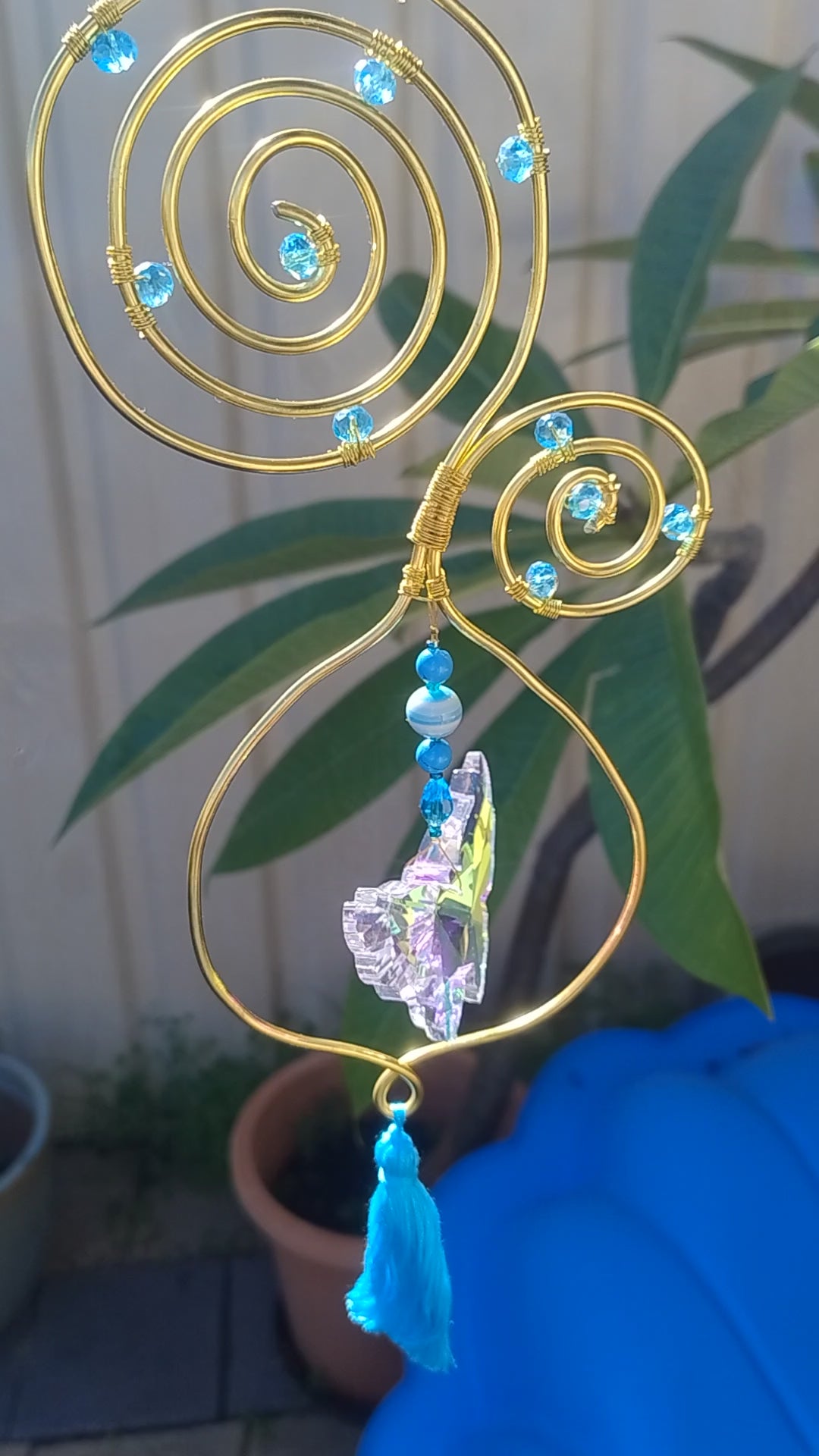 The Butterfly Effect- Handmade Crystal Butterfly Suncatcher